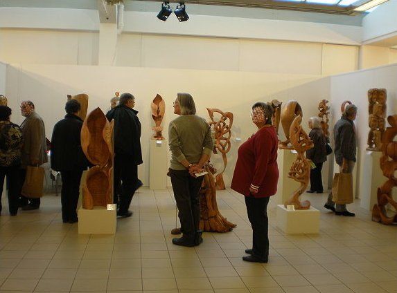 Holzbildhauer Ralph Hübschmann, Teilnahme auf der 11. Internationale Kunstmesse Salzburg, Österreich 2008