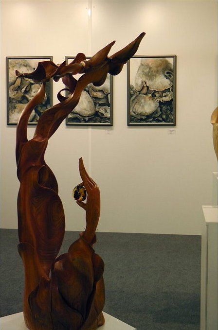 Künstler Ralph Hübschmann, Ausstellungsteilnahme auf der Kunstmesse für zeitgenössische Kunst
Istanbul / Türkei 2010