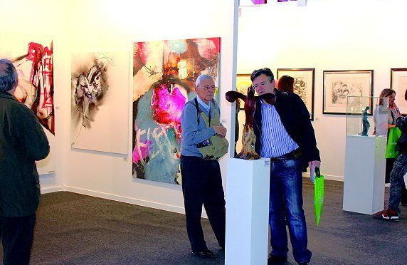 Künstler Ralph Hübschmann, Ausstellungsteilnahme auf der Art Madrid / Spanien 2014