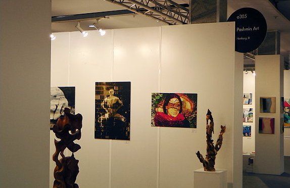 Künstler Ralph Hübschmann, Ausstellungsteilnahme auf der Kunstmesse für zeitgenössische Kunst
Istanbul / Türkei 2010