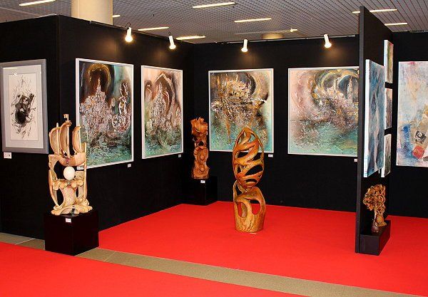 Künstler Ralph Hübschmann, Ausstellungsteilnahme auf der Art MONACO 2014