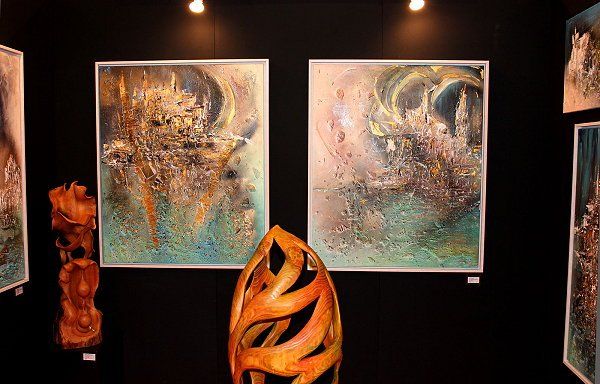 Künstler Ralph Hübschmann, Ausstellungsteilnahme auf der Art MONACO 2014