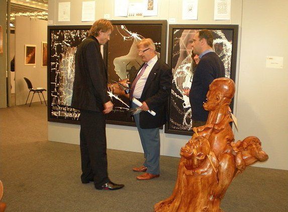 Ralph Hübschmann Holzbildhauer, Teilnahme an der 7. Internationalen Biennale Florenz, Florenz / Italien 2009