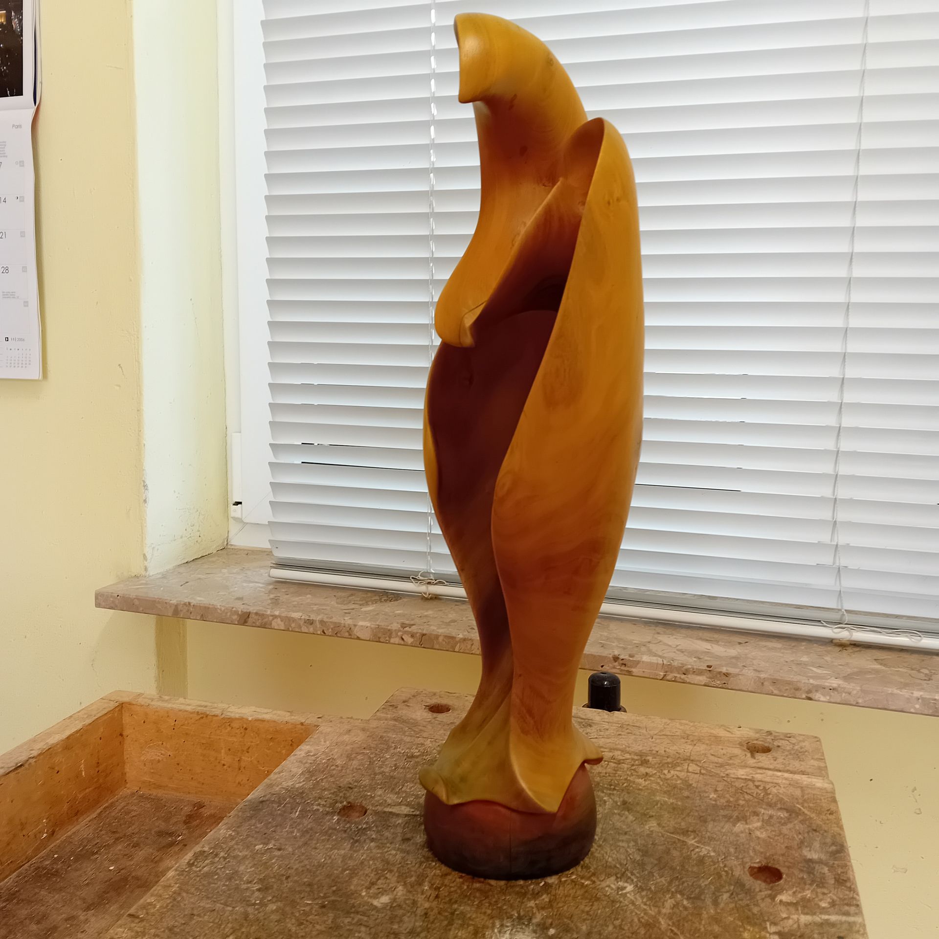 Holzskulptur Grazie Holzbildhauer Ralph Hübschmann