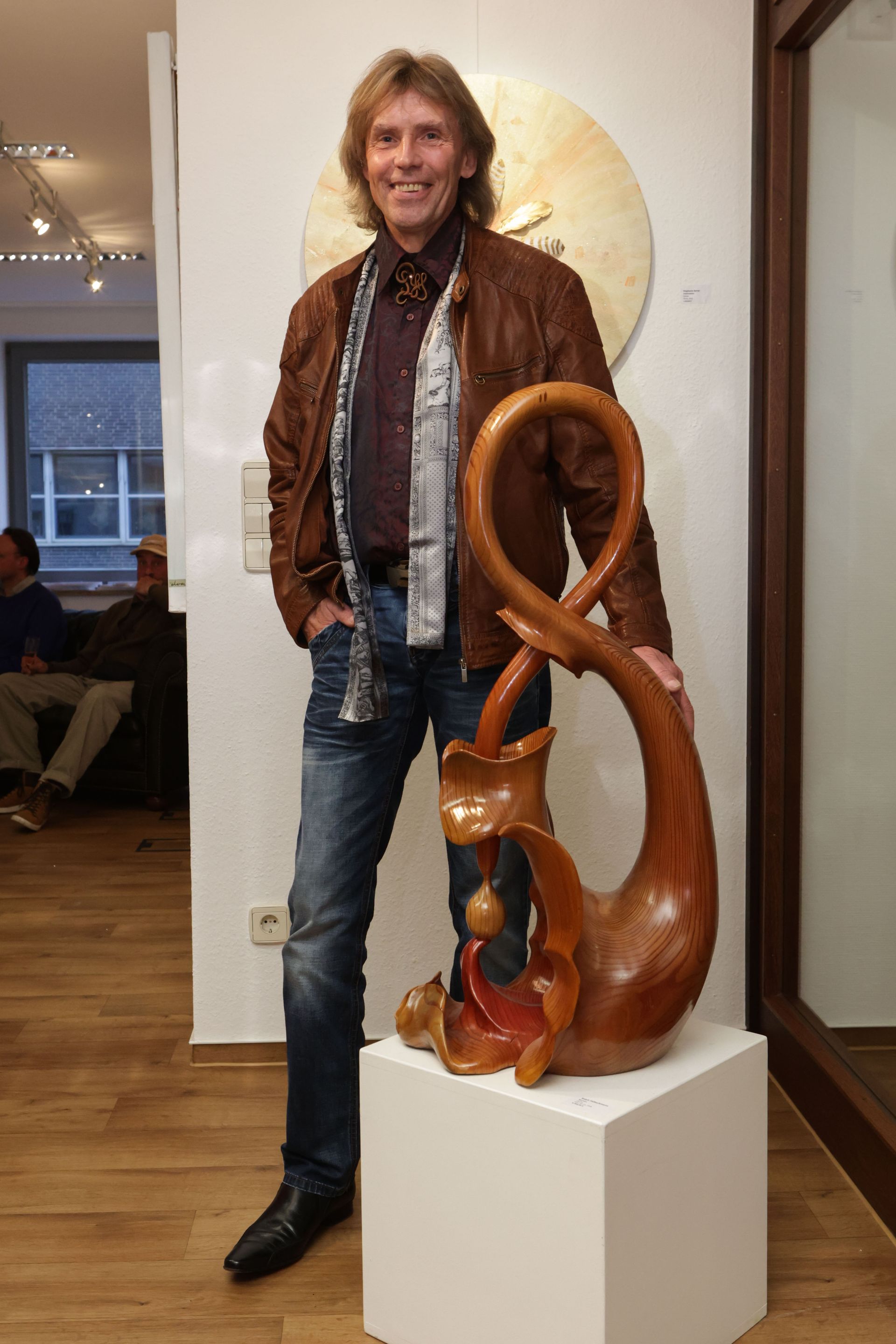 Künstler Ralph Hübschmann Pashmin Art Gallery Hamburg