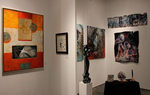 Holzbildhauer Ralph Hübschmann Ausstellungsteilnahme auf der art palm beach, Palm Beach / Florida 2015