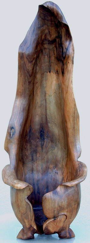 Holzskulptur Schale von Holzbildhauer Ralph Hübschmann