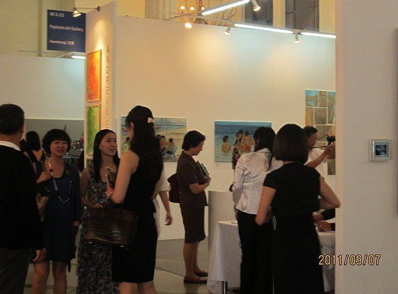 Künstler Ralph Hübschmann, Ausstellungsteilnahme auf der Art Shanghai Asien Pacific, Shanghai / China 2011