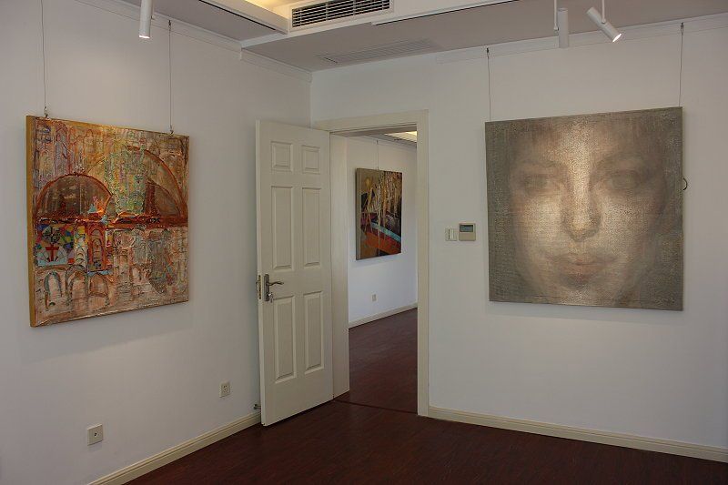 Ausstellungsteilnahme von Künstler Ralph Hübschmann an der Galerieeröffnung - Pashmin Art Galerie
Shanghai / China 2018
