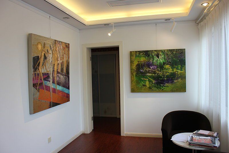 Ausstellungsteilnahme von Künstler Ralph Hübschmann an der Galerieeröffnung - Pashmin Art Galerie
Shanghai / China 2018