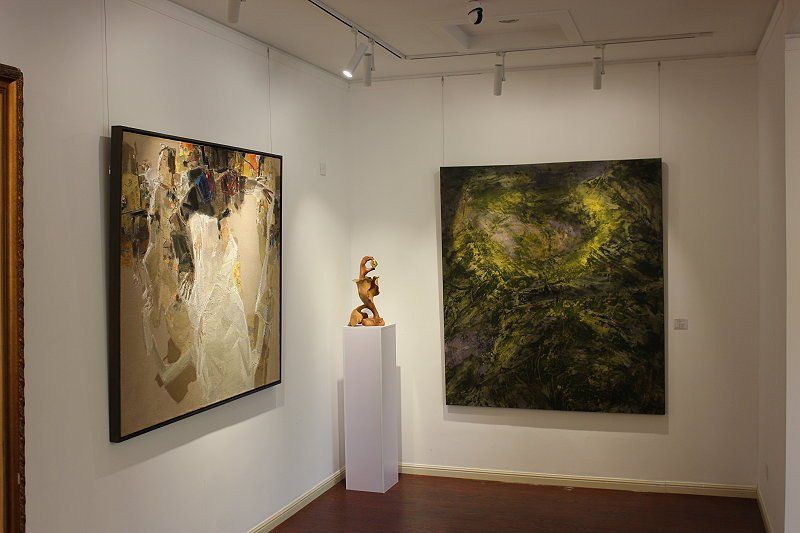 Ausstellungsteilnahme von Künstler Ralph Hübschmann an der Galerieeröffnung - Pashmin Art Galerie
Shanghai / China 2018