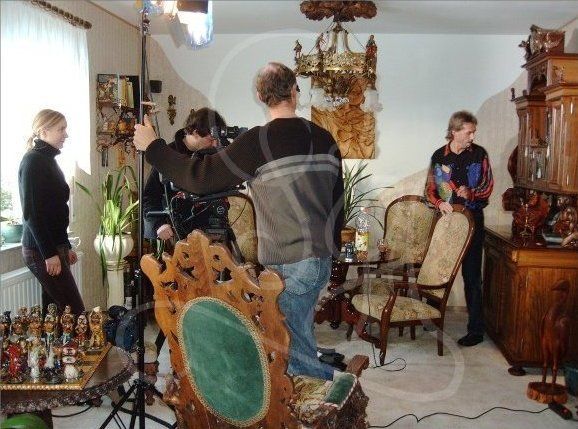 Fernsehbeitrag über Holzbildhauer Ralph hübschmann im MDR Fernsehen