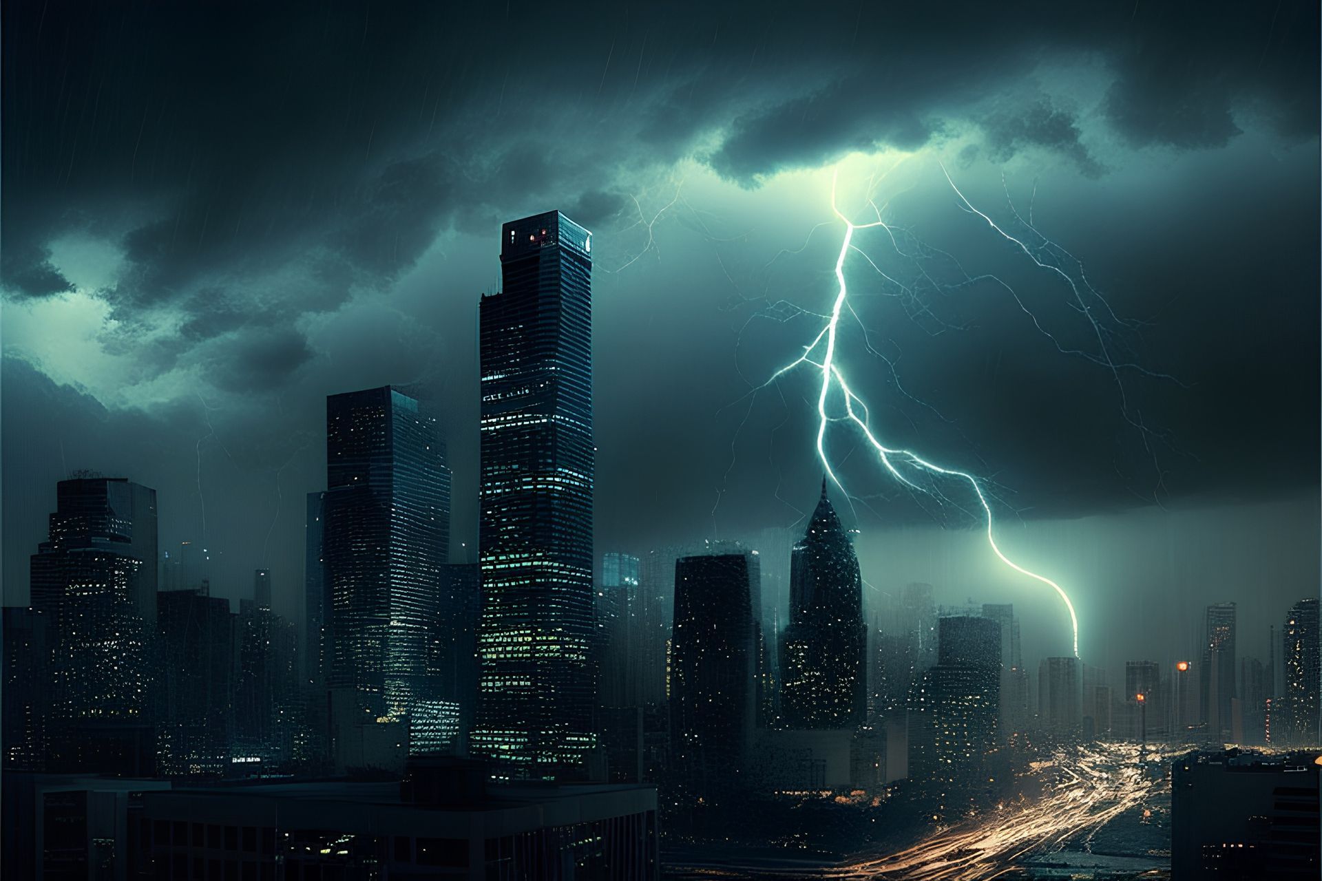 Bankenkrise 2.0 Blitz schlägt in Wolkenkratzer ein