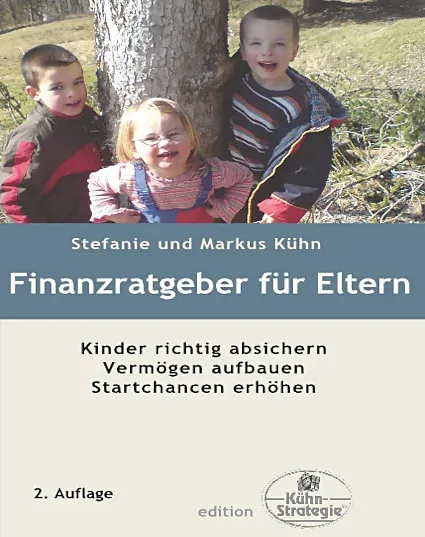 Kinder richtig absichern - Vermögen aufbauen - Startchancen erhöhen Sie wünschen sich für Ihr Kind einen optimalen Start ins Leben - auch in finanzieller Hinsicht. Dabei gibt es für Sie vom ersten Atemzug Ihres Kindes an bis zu seinem Auszug aus dem Elternhaus und darüber hinaus viel zu bedenken und zu entscheiden. Dieses Buch bietet Überblick, Hintergrundwissen und Lösungen in leicht nachvollziehbaren Schritten. Sie erfahren: wie Sie sich und Ihren Nachwuchs vor finanziellen Risiken schützen, wie Sie den Vermögensaufbau für Ihre Kinder gestalten und deren Startchancen verbessern und wie Sie das Finanzmanagement der ganzen Familie optimieren. 2. komplett überarbeitete Auflage (erschienen März 2015) Taschenbuch, 244 Seiten Verlag: BoD Autoren: Stefanie und Markus Kühn Preis: 16,90 Euro ISBN-13: 978-3734760211 Finanzratgeber für Eltern