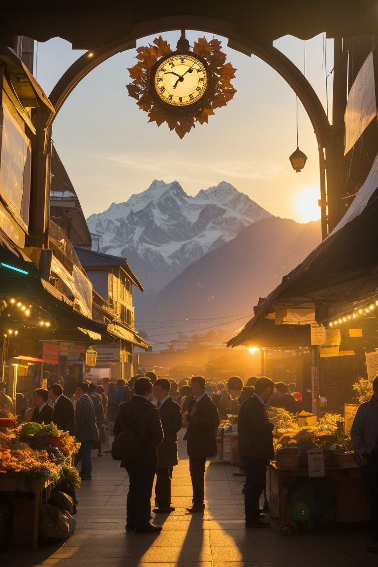 Saisonales Investieren Banker im Sonnenuntergang
