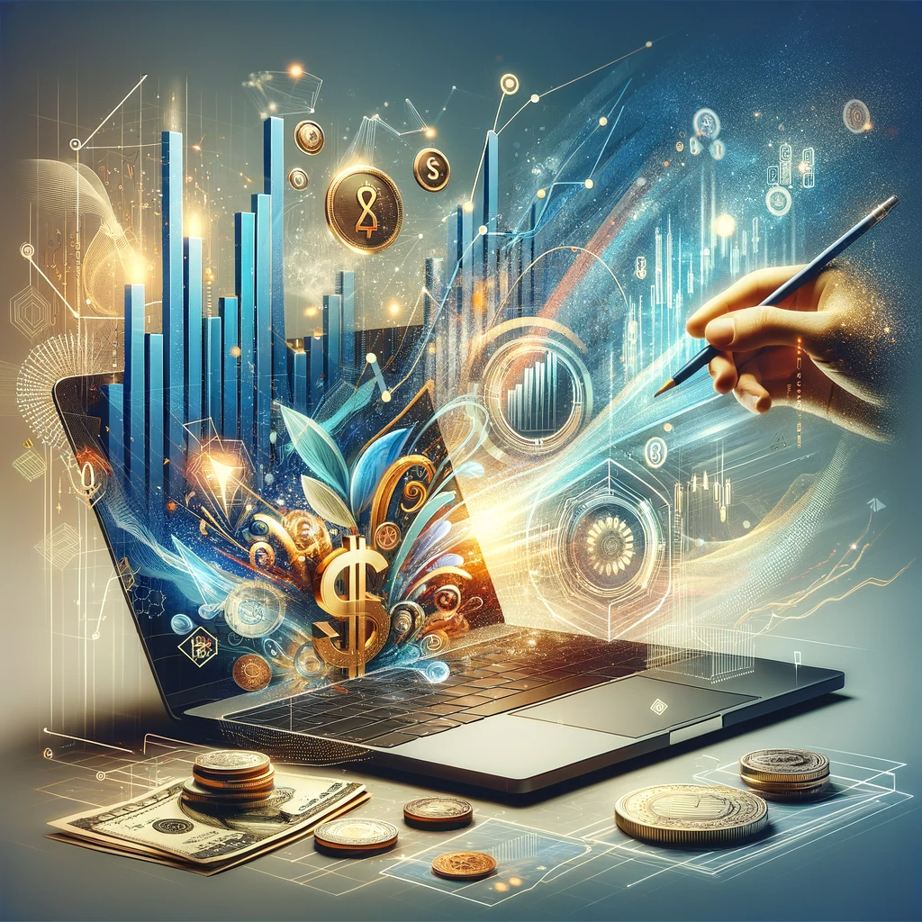 Vorabpauschale, Freistellungsauftrag, Verlustverrechnungstopf Notebook mit Geldzeichen