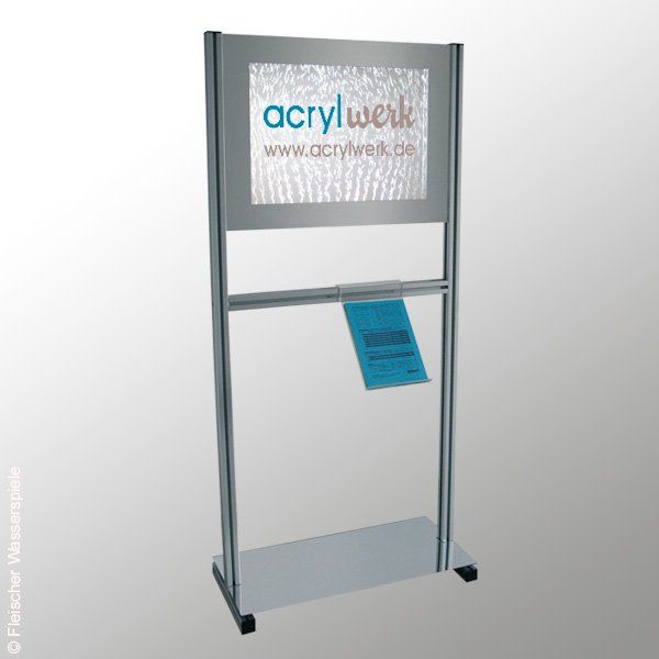 Werbung auf Wasserbild