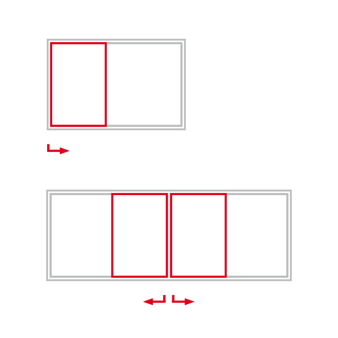 Öffnungsvarainten Parallel-Schiebe-Kipp-Tür (PSK) von WERU