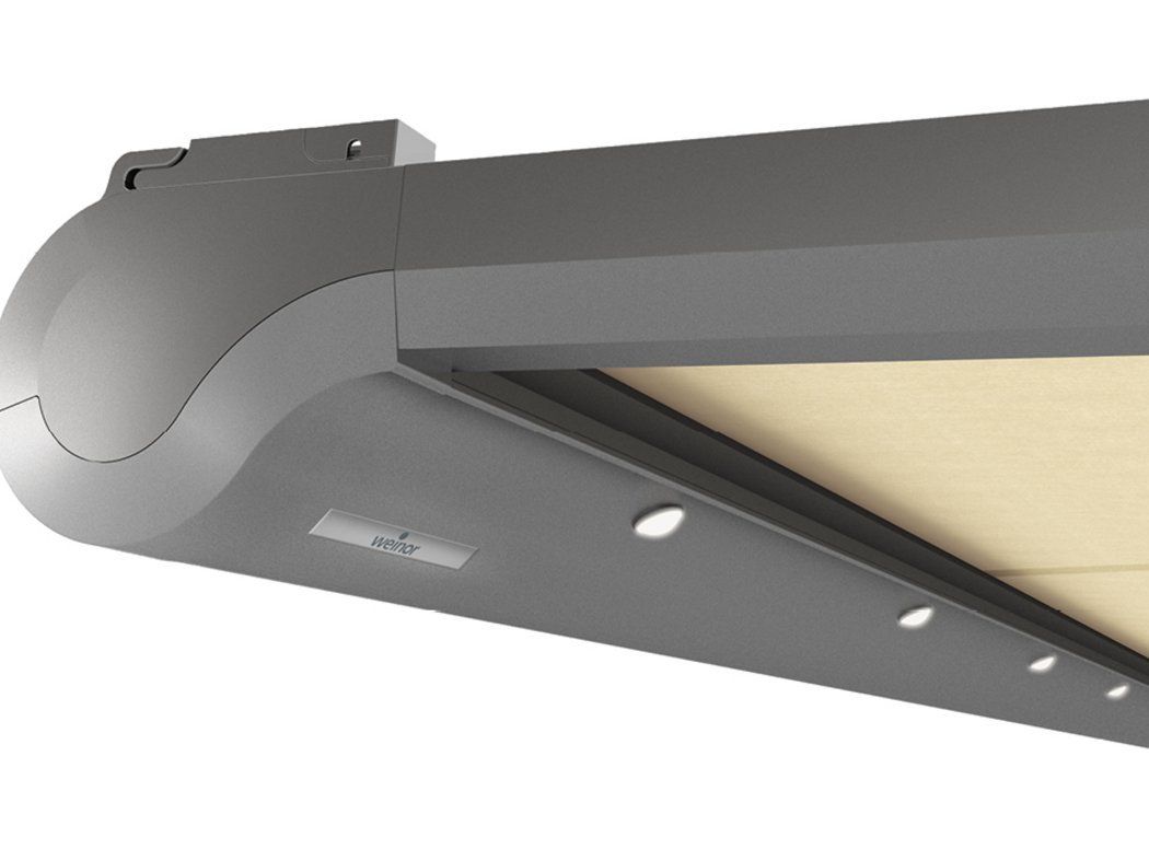 Detailansicht Kassette der Wintergartenmarkise Sottezza von weinor.