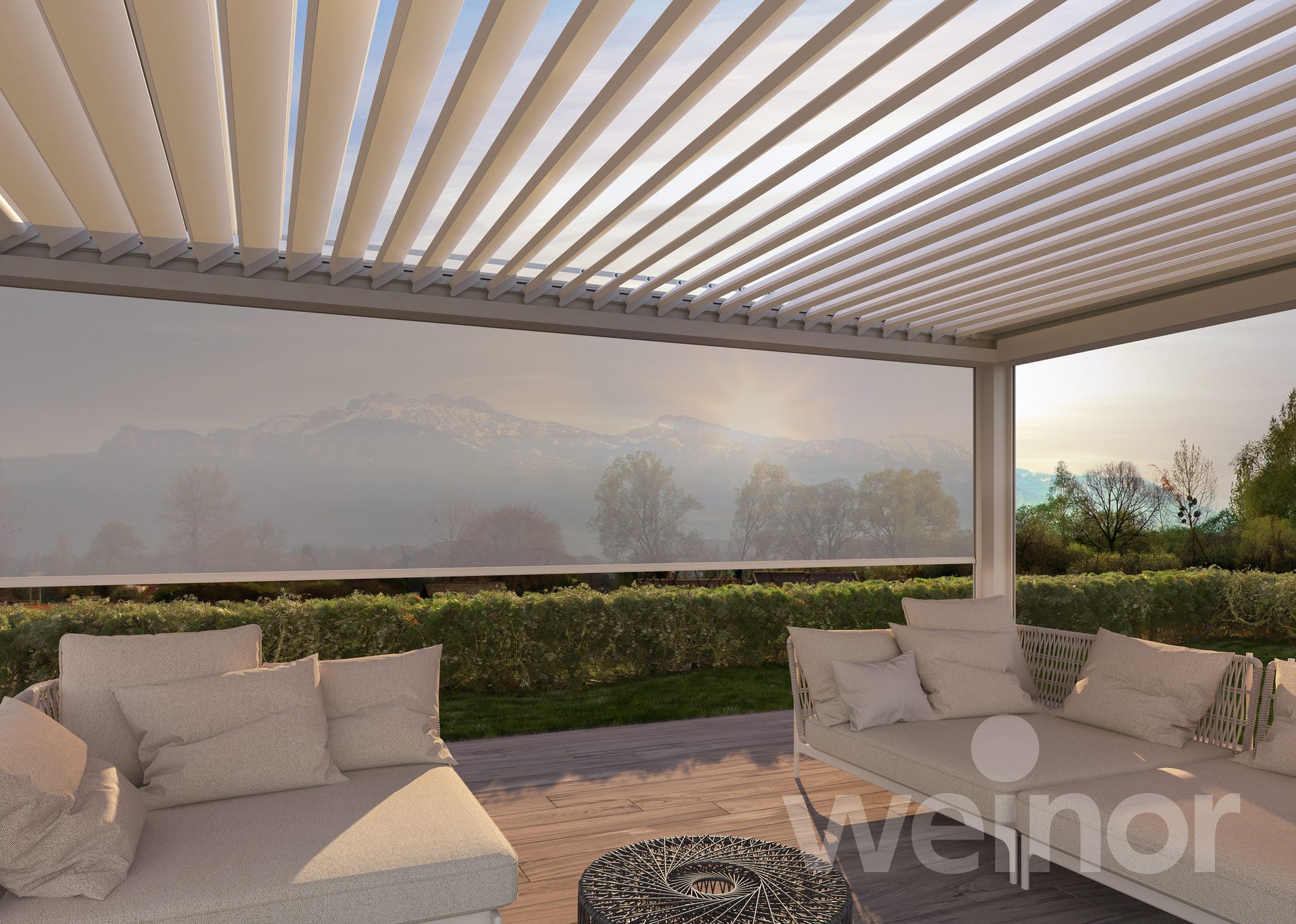 VertiTex_Senkrecht-Markise_weinor_Lamellendach_bei_Rolladen_Kessler _Saarland