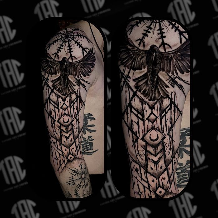 Nordisches Sketch Tattoo