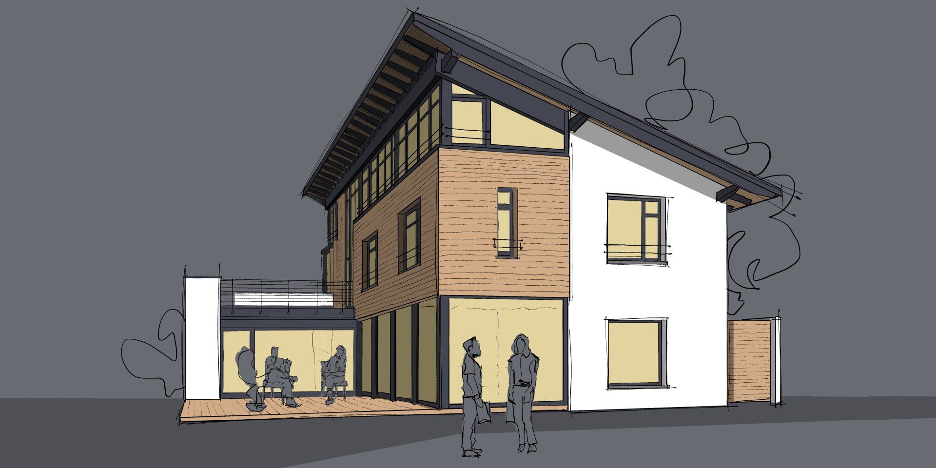 Projekt: Einfamilienhaus als Effizienshaus 40 plus