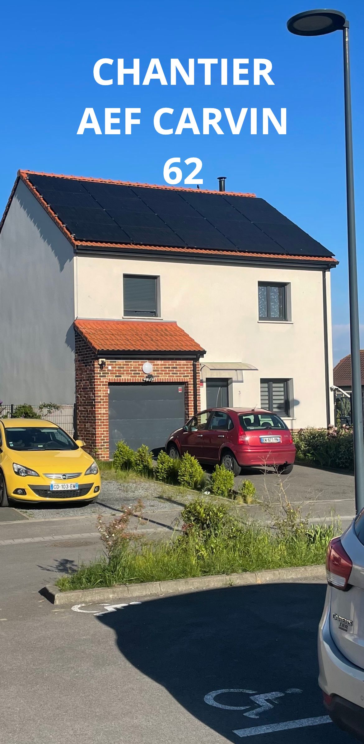 Pose en surimposition CARVIN 62 CHANTIER CARVIN 62