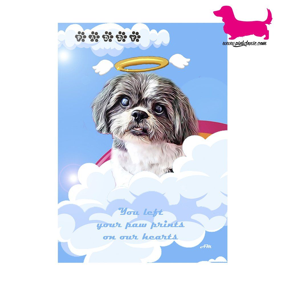 pet loss custom card rainbow bridge Paddy