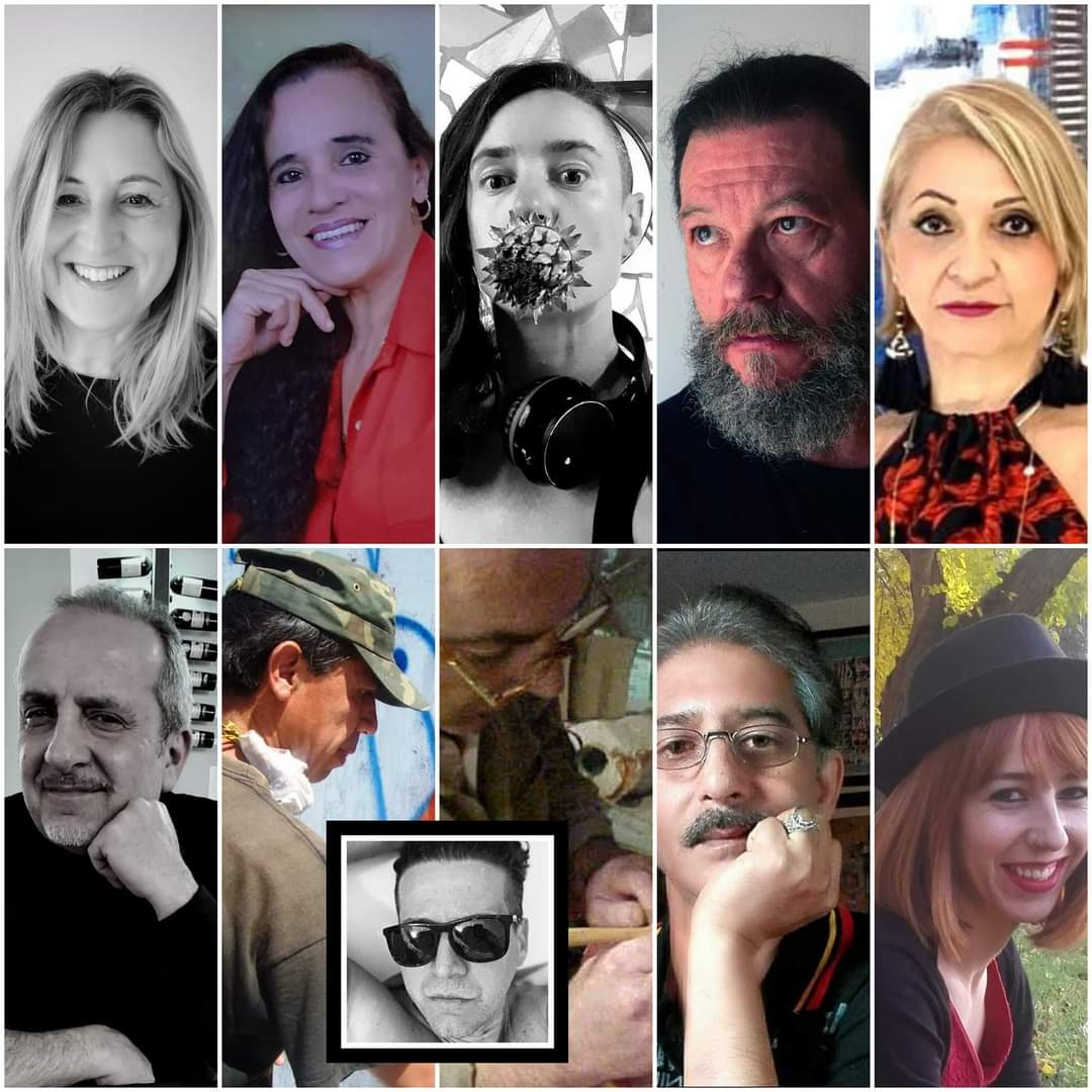 Los miembros del jurado del concurso de dibujo y pintura