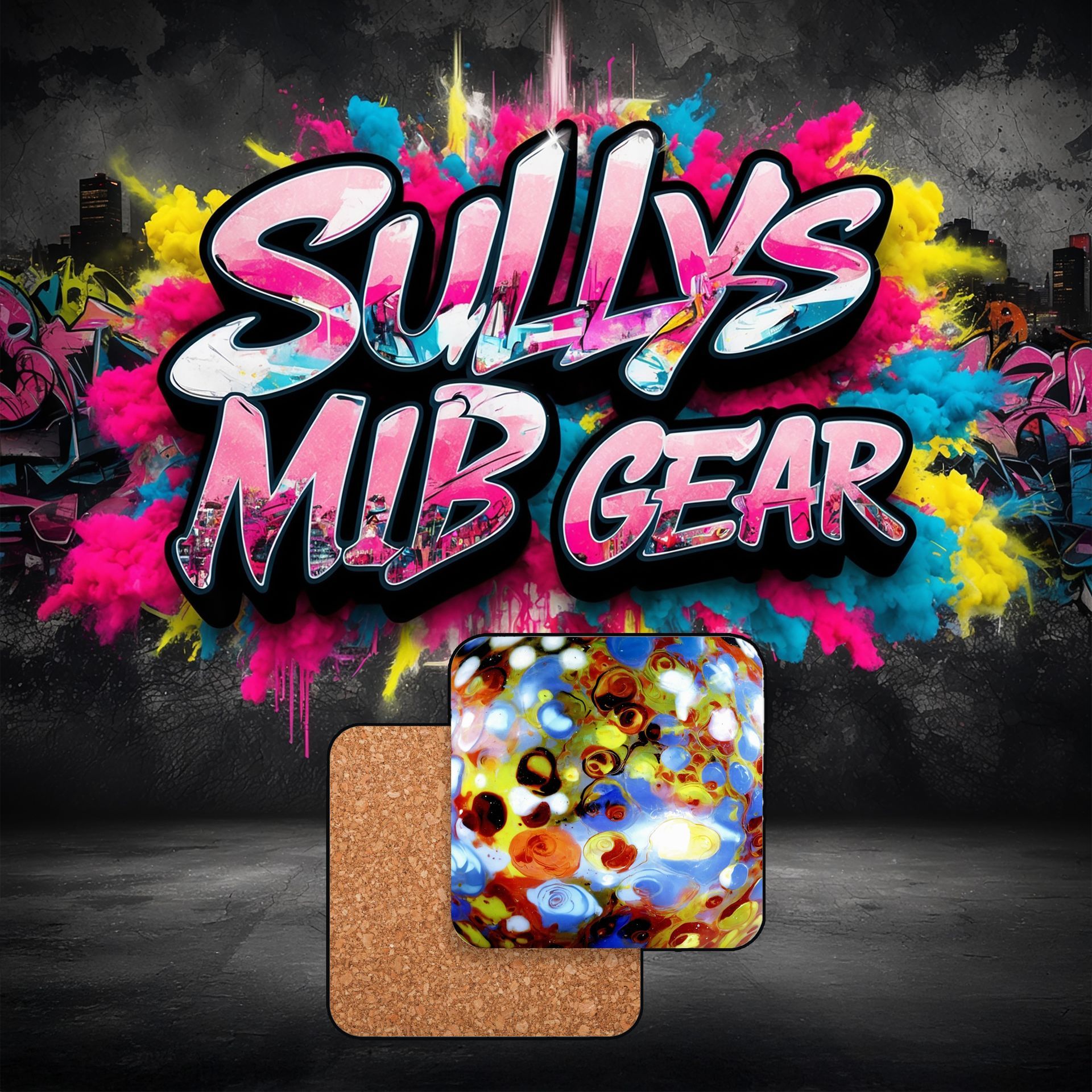 sullys jabos marbles, apparel, mugs