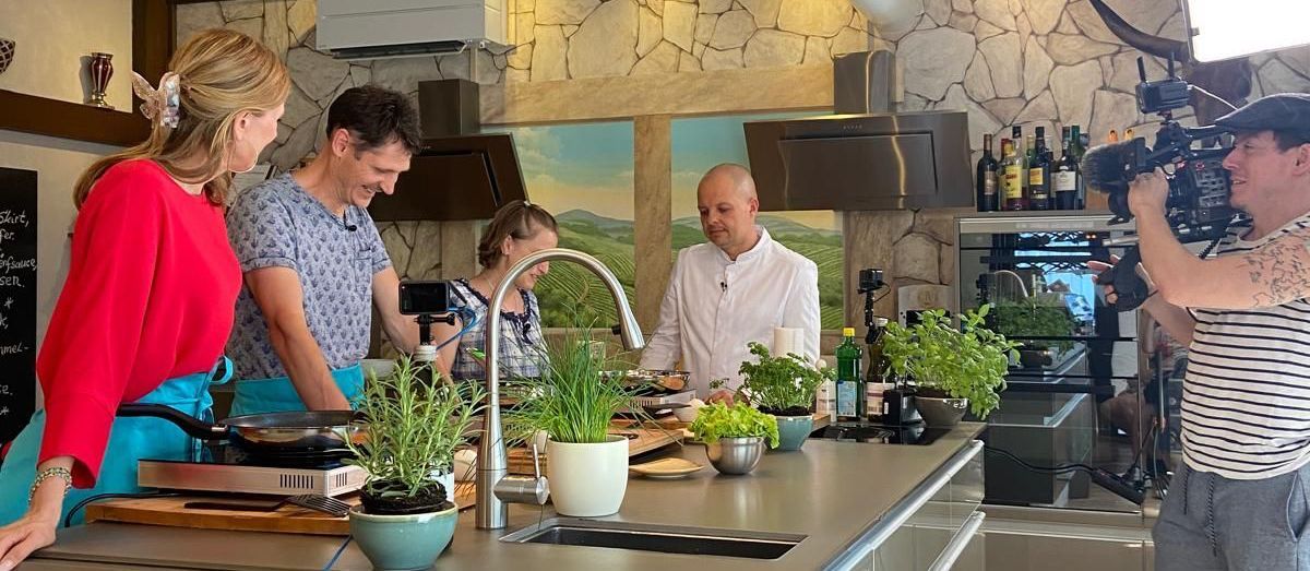 Maik Delling und unser Dreh bei SWR Fernsehen