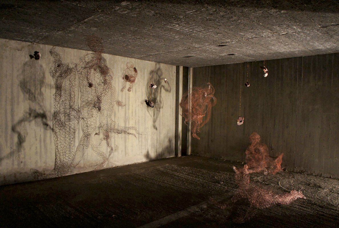 Farbenbad – Installation Farbenbad Veronika Nepple Installation