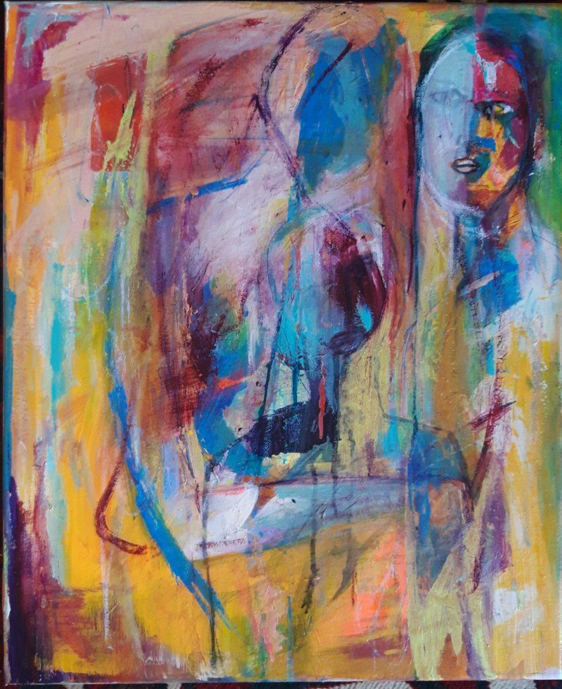 Farbenbad – Malerei Farbenbad Veronika Nepple Malerei Acryl / Mischtechnik