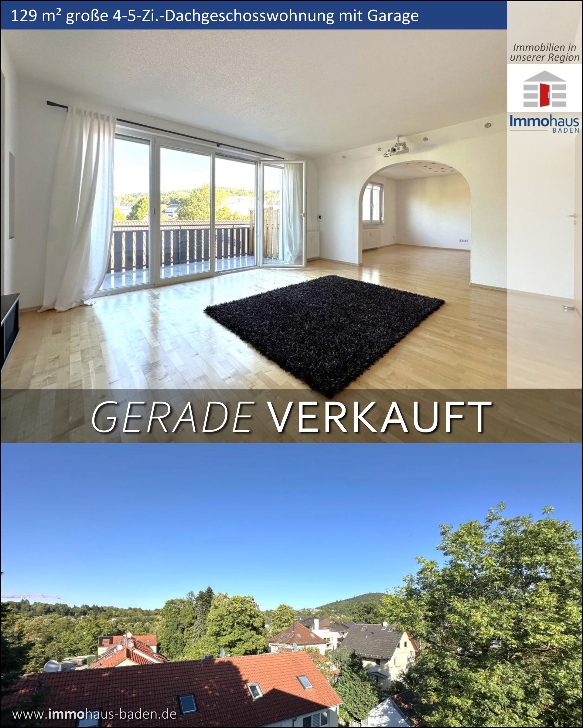 Großes Reihenhaus Gernsbach Garage Garten Immohaus-Baden Immobilienmakler