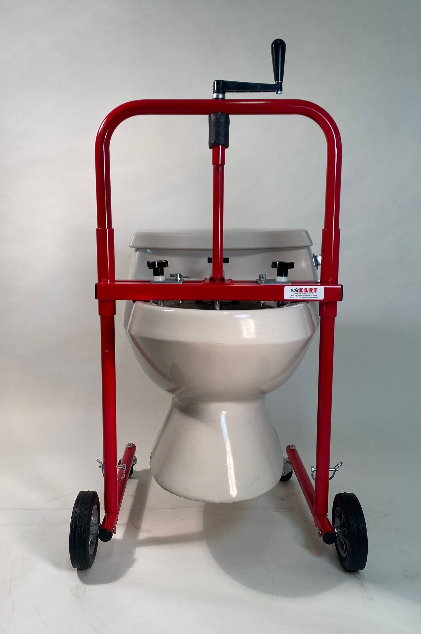 TK400 lifts and holds toilets level.