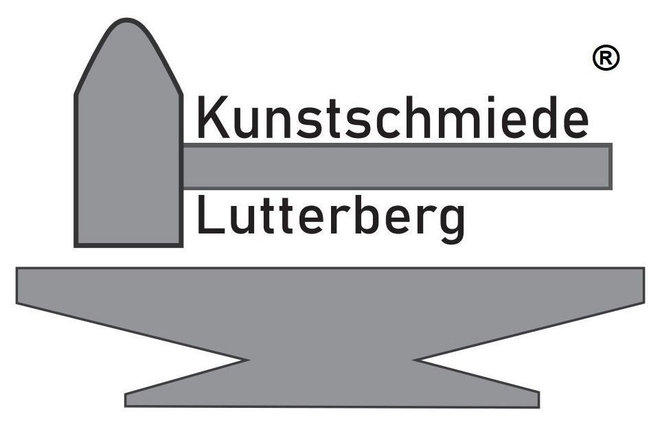 Kunstschmied Lutterberg Firmenlogo Hammer mit Amboss