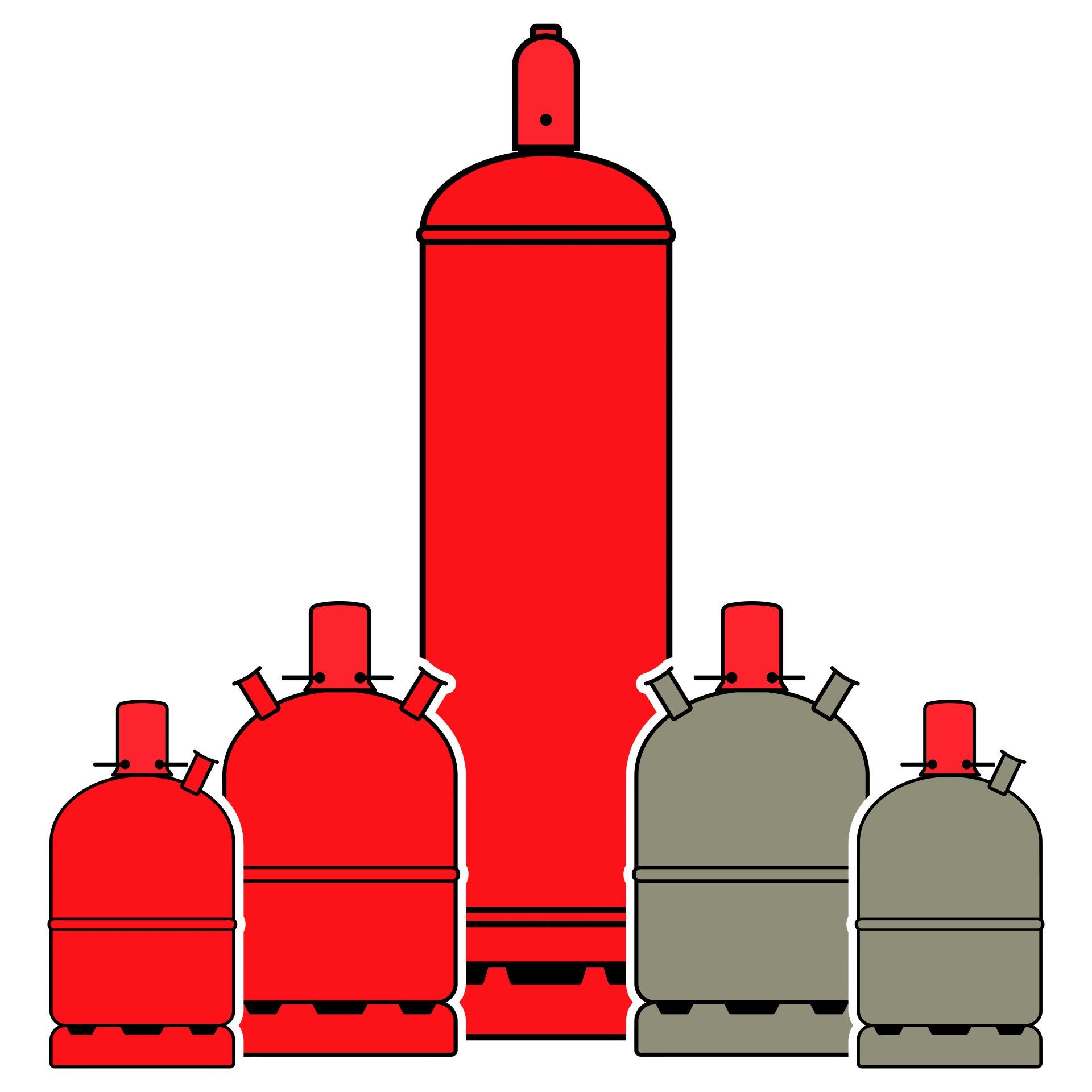 Moto-Staplergas/Propangas in 11kg, 33kg/Campinggas in 5kg, 11kg Propan, Propangas