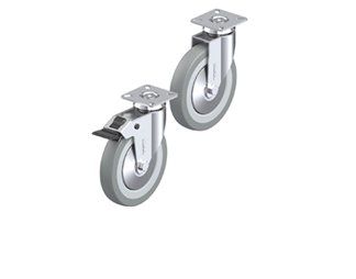 Light duty precision wheel casters