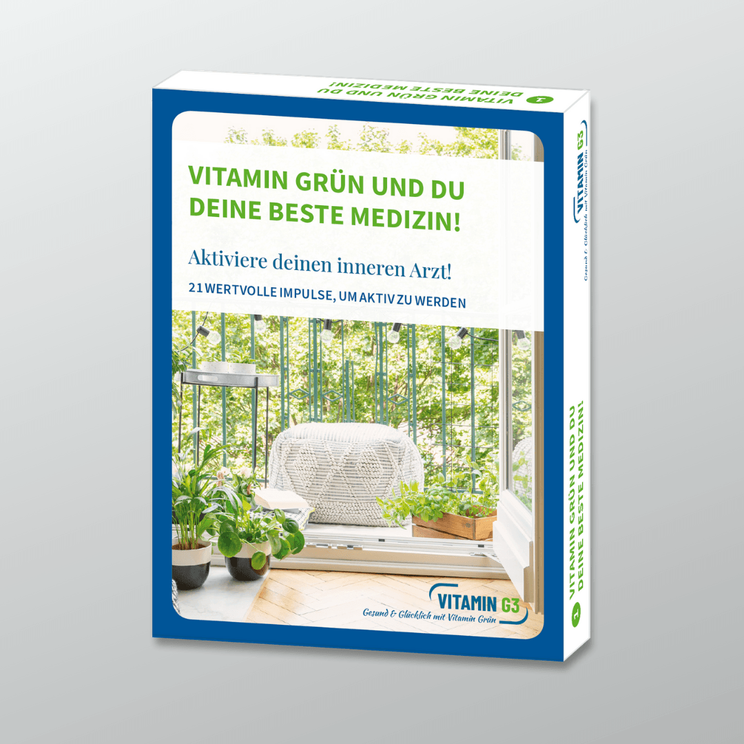 Set 1 der VITAMIN G3 Reihe: Gesund & Glücklich mit Vitamin Grün