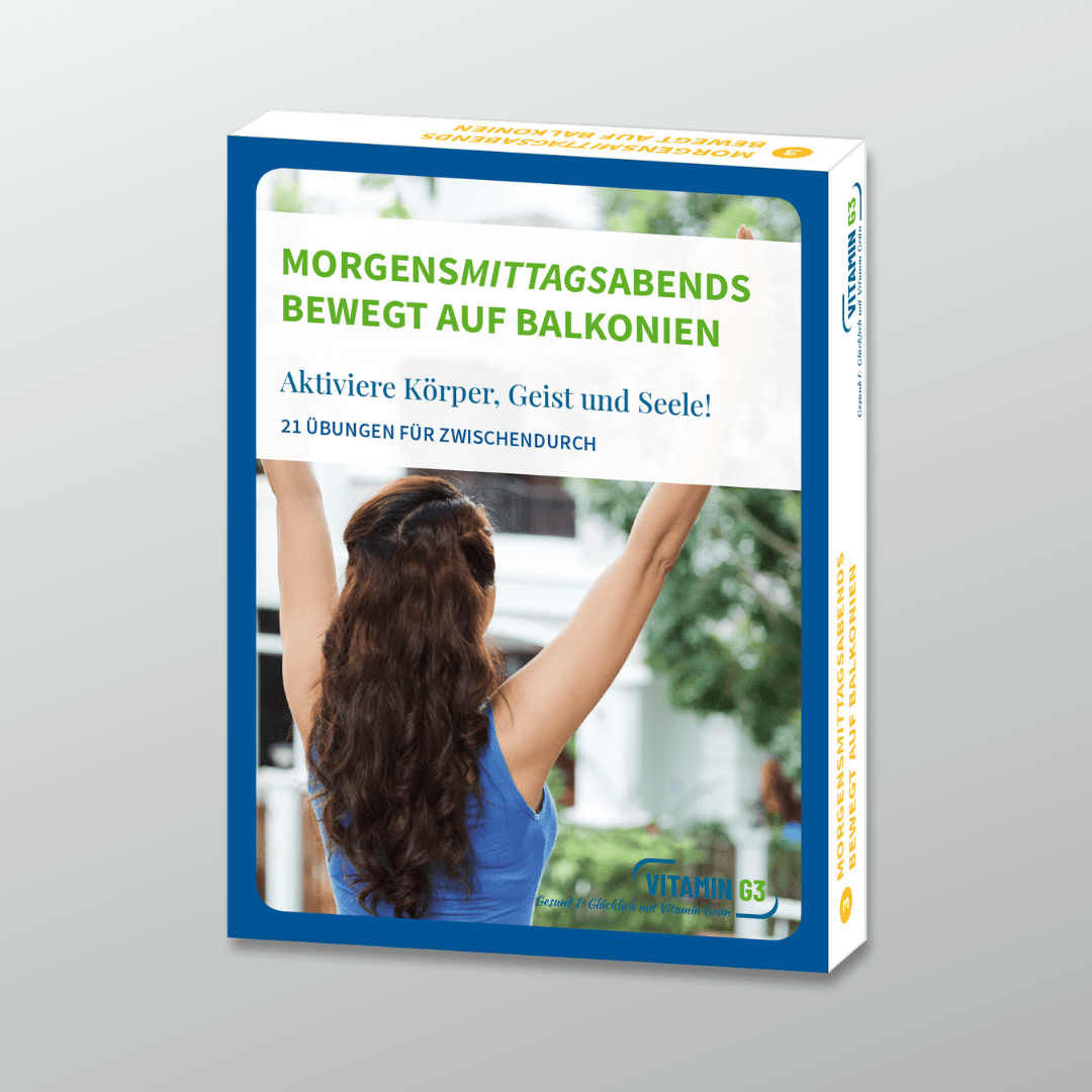 Set 3 der VITAMIN G3 Reihe: Gesund & Glücklich mit Vitamin Grün