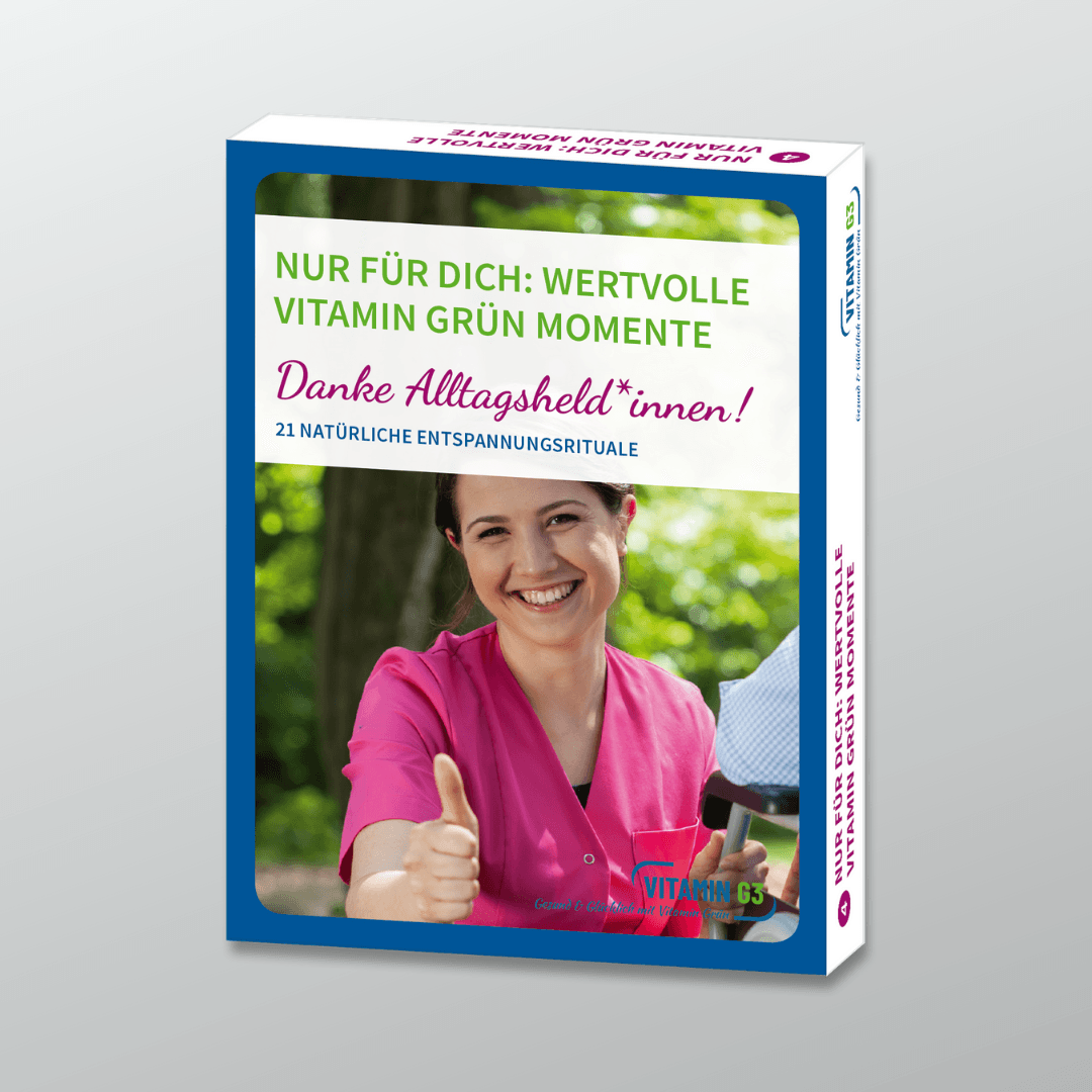 Set 4 der VITAMIN G3 Reihe: Gesund & Glücklich mit Vitamin Grün