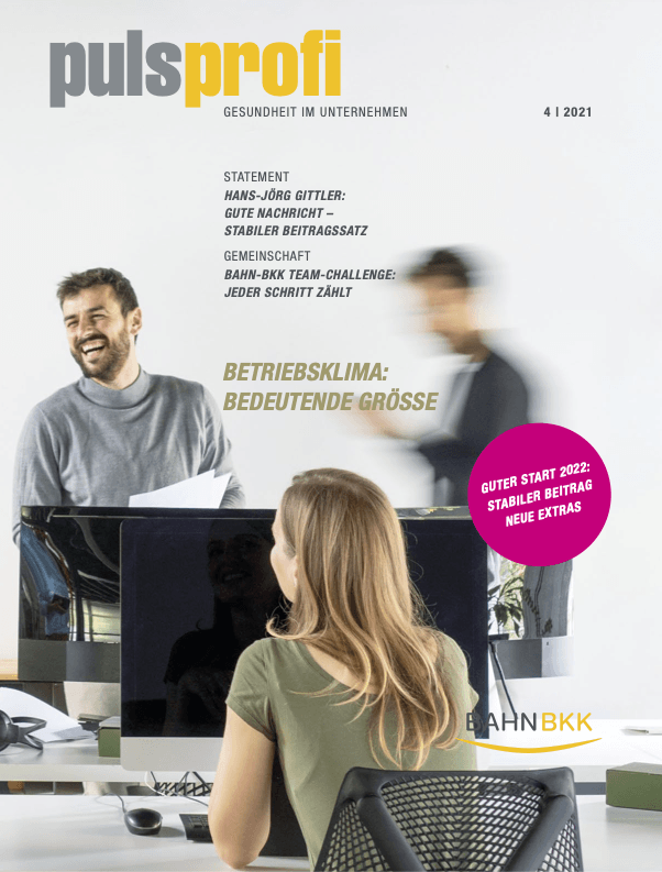 pulsprofi informiert Personalverantwortliche|Themen: Unternehmenskultur, BGM, Prävention, Sozialversicherung, Personalführung