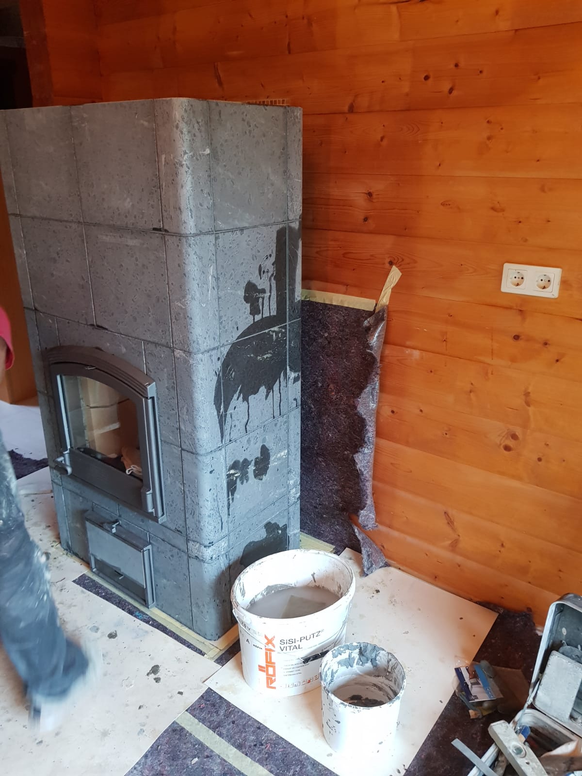 Reparatur Specksteinofen