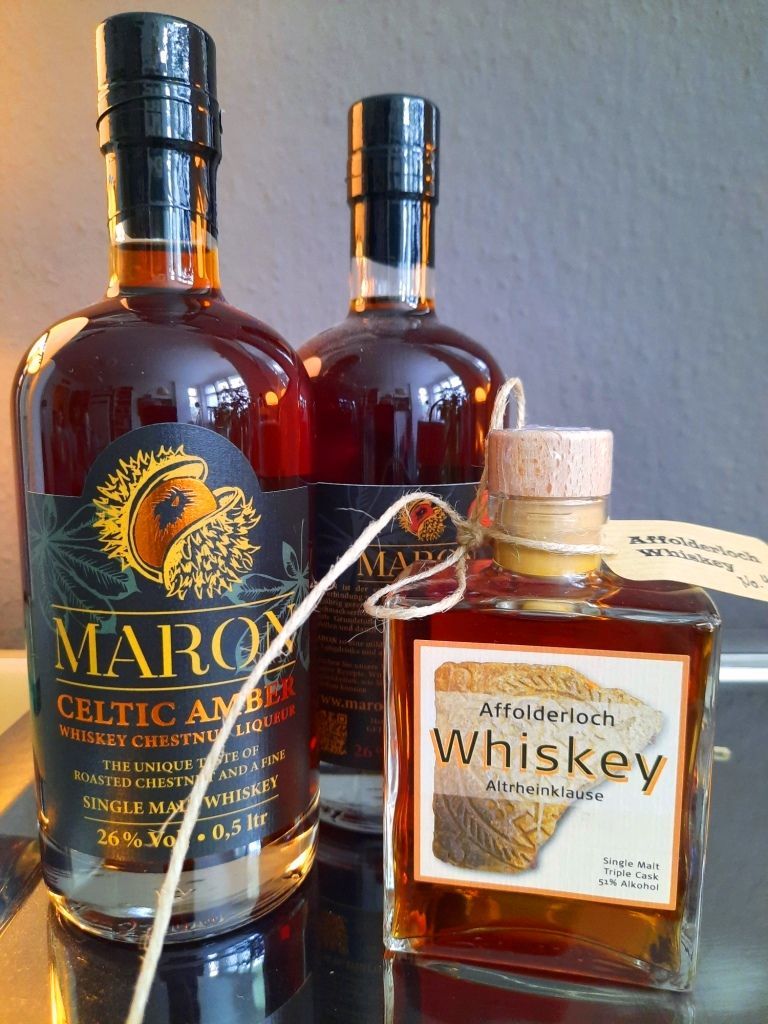 Special Offer: 1 Fl. MARON CELTIC AMBER 500 ml und 1 Fl. Affolderloch Single Malt 200ml zusammen für nur 62 Euro, bestellbar im Shop ! Special Offer: 1 Fl. MARON CELTIC AMBER 500 ml und 1 Fl. Affolderloch Single Malt 200ml zusammen für nur 62 Euro, bestellbar im Shop !