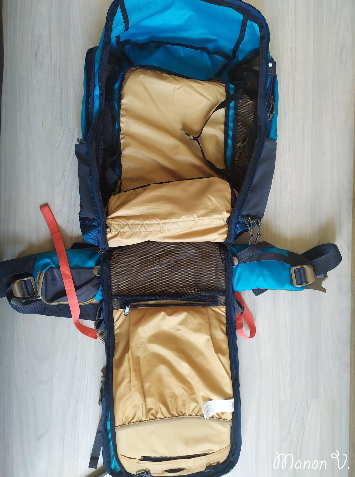 Sac à dos 40L intérieur Sac à dos 40L intérieur