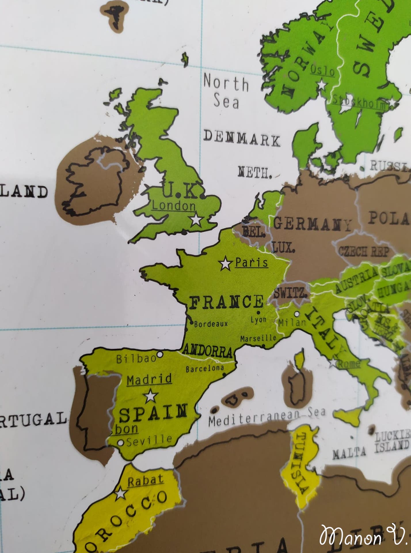 Carte d'Europe Carte d'Europe