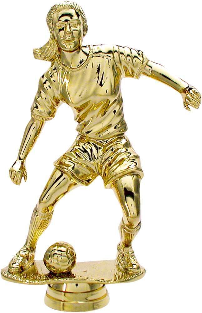 Schraubfigur Fußballdame