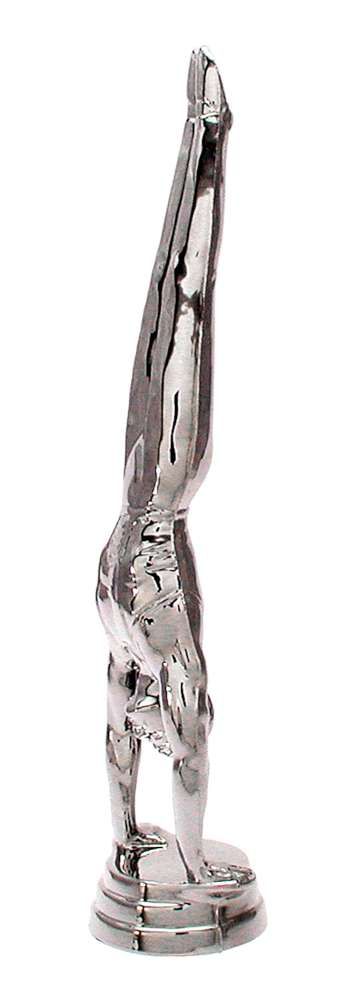 Schraubfigur Turnen Silber