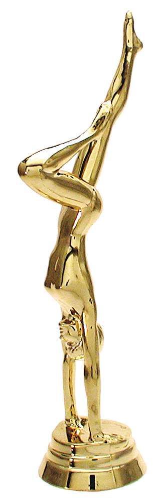 Schraubfigur Turnen in Gold