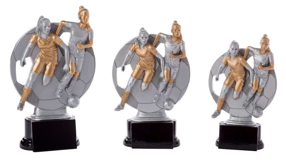 Resinfigur FußballdameN